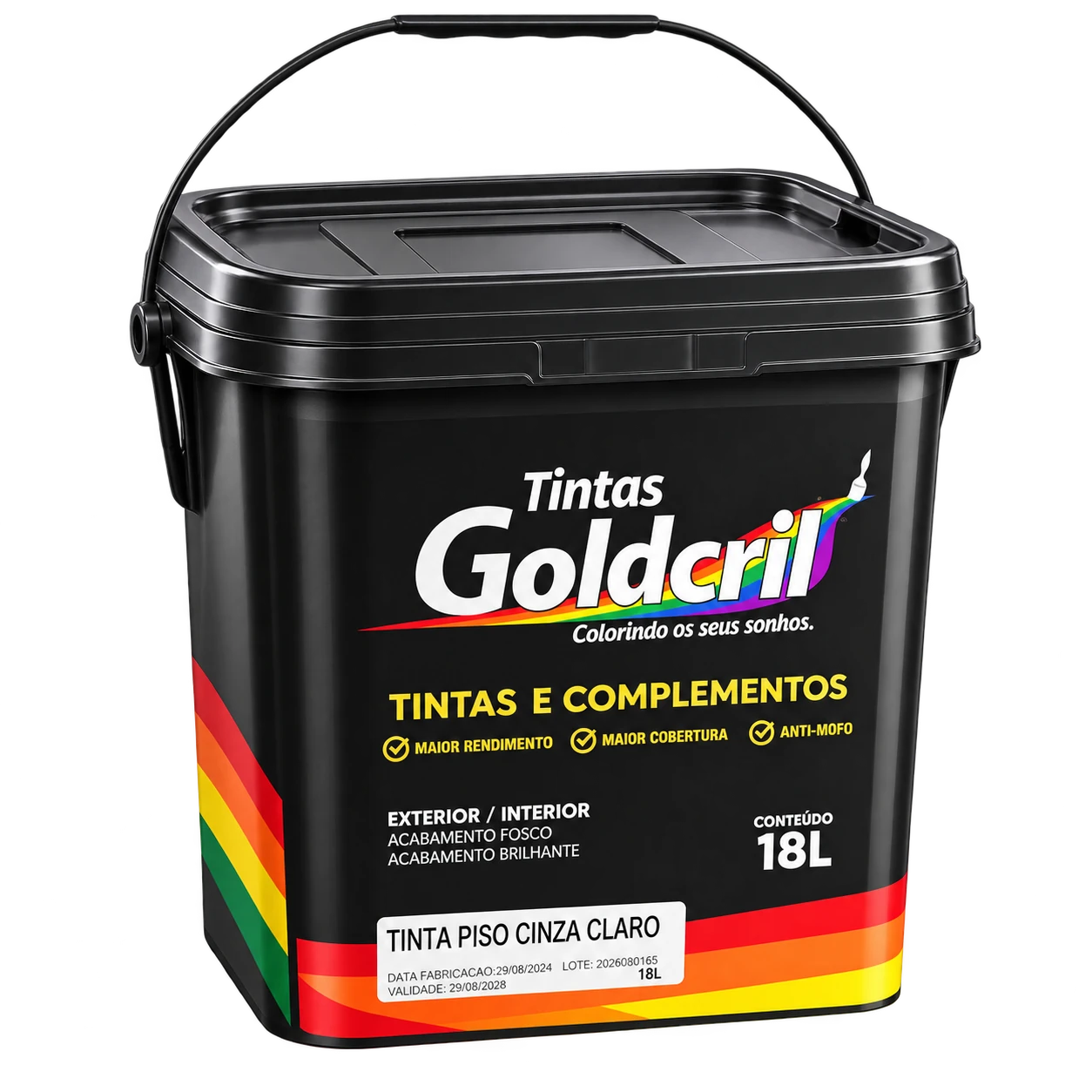 Tinta Piso (Cinzas) GoldCril